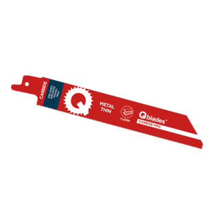 Qblades - Recipro zaagblad dun metaal, 18tpi/150mm