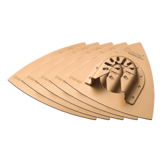 Qblades - Slijpdriehoek Hardmetaal 80mm 5st.