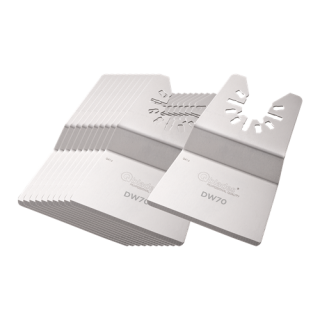 Qblades - Segmentmes bol 52mm-0.9mm 11st.