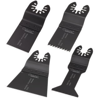 Qblades - Zaagbladenset voor hout en metaal 4-delig