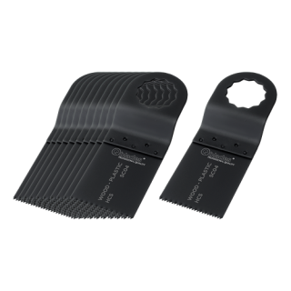 Qblades - Zaagblad Standaard 19tpi 34x40mm HCS 11st.