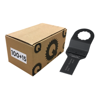 Qblades - Zaagblad Standaard 19tpi 20x40mm HCS 115st.