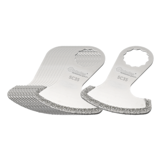 Qblades - Sikkel Diamant 58x2mm 11st.