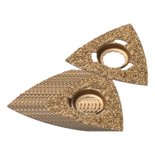 Qblades - Slijpdriehoek Hardmetaal korrel 30-40 80mm 11st.