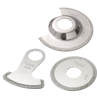 Qblades - Zaagbladenset diamant 3-delig