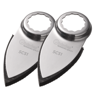 Qblades - Schuurvoet vingervorm 2st.