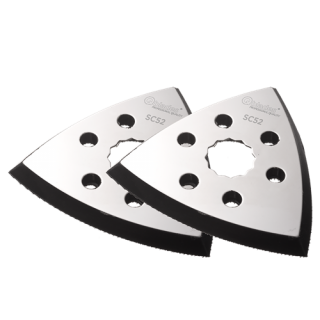 Qblades - Schuurzool driehoekig geperforeerd 93mm 2st.