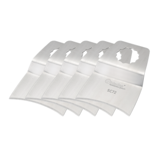 Qblades - Segmentmes RVS concaaf 52x0.9mm 5st.