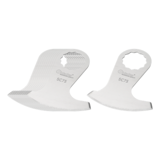 Qblades - Segmentmes RVS sikkel 55x0.9mm 11st.