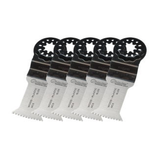 Qblades - Zaagblad Standaard Curved 18tpi 35x55mm HCS 5st.