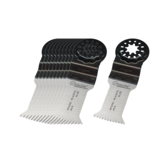 Qblades - Zaagblad Standaard Curved 18tpi 35x55mm HCS 11st.