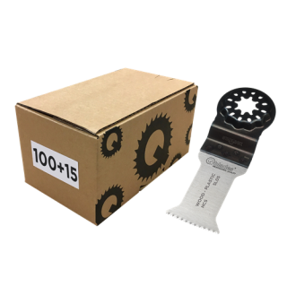 Qblades - Zaagblad Standaard Curved 18tpi 35x55mm HCS 115st.