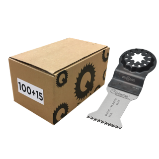 Qblades - Zaagblad Precision 14tpi 35x50mm HCS 115st.