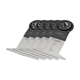 Qblades - Zaagblad Standaard Curved 18tpi 65x50mm HCS 5st.