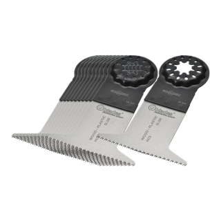 Qblades - Zaagblad Standaard Curved 18tpi 65x50mm HCS 11st.