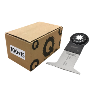 Qblades - Zaagblad Standaard Curved 18tpi 65x50mm HCS 115st.