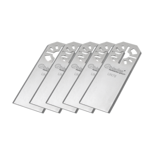 Qblades - Snijmes RVS recht 30x85x1mm 5st.