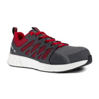 Reebok - Werkschoen Fusion S1, grijs/rood/wit, 45