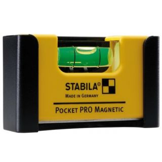 Stabila - Waterpas, Pocket PRO Magnetisch + clip ZB