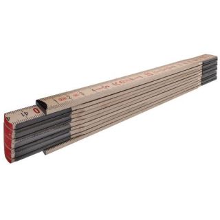 Stabila - Duimstok, 507N Transp. lak - hout 2m