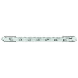 Schuil - Aluminium duimstok 2-meter blank (mm/inch)