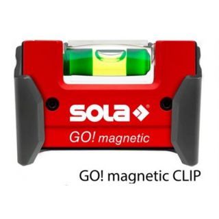 Sola - GO! MAGNETIC CLIP - Magnetic Compact waterpas 7,5cm