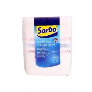 Sorbo - Gestikte dweil wit 60x60cm per 3-st.