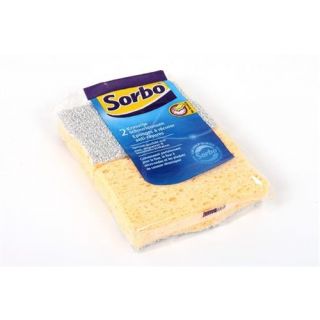 Sorbo - Schuurspons krasvrij 11x7x4cm per 2-st.