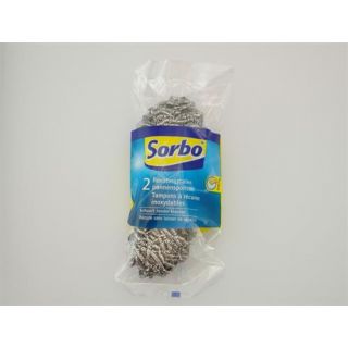 Sorbo - Panspons rvs ca.20gr. per 2-st.