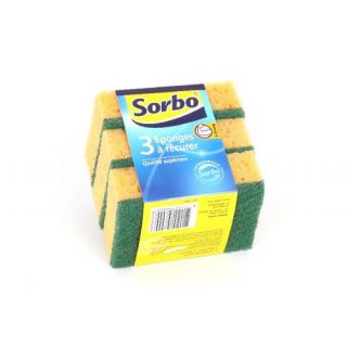 Sorbo - Schuursponsen zware kwaliteit per 3-st.