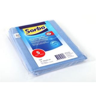 Sorbo - Prof microvezeldoek blauw 30x40cm 5-st.