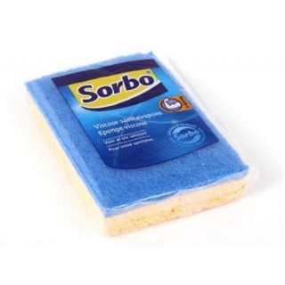 Sorbo - Sanitairspons viscose 13x9x2,5cm