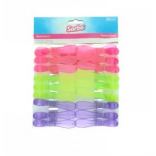 Sorbo - Wasknijpers de luxe plastic 36-st.