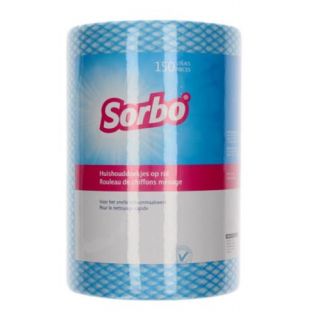 Sorbo - Huishouddoekjes 20x40cm 150-st. Op Rol