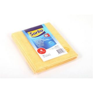 Sorbo - Prof.reinigingsdoek geel 32x38cm 4-st.