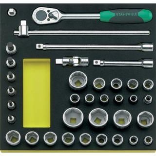 Stahlwille - 1/2" Doppenset in TCS inleg