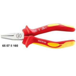 Stahlwille - VDE Platbuigtang kort, 160mm