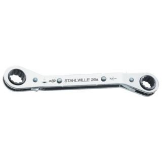 Stahlwille - Dubbele ringratelsleutel 3/8x7/16"