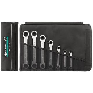Stahlwille - Ring-ratelsleutel set, 7-delig
