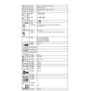 Stahlwille - Gereedschapsset metaalbewerking 56-delig