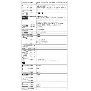 Stahlwille - Basisset voor het onderhoud 131-delig