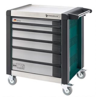 Stahlwille - Gereedschapswagen met 6 laden, groen