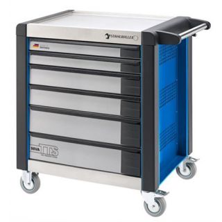 Stahlwille - Gereedschapswagen met 6 laden, blauw