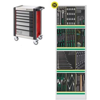 Stahlwille - Gereedschapswagen blauw met 180-dlg. set