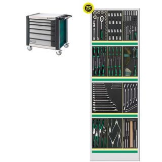 Stahlwille - Gereedschapswagen rood met 180-dlg. set