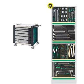 Stahlwille - Gereedschapswagen blauw met 110-dlg. set