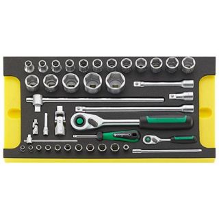 Stahlwille - 1/4" + 1/2" Doppenset zeskant in TCS