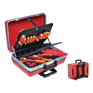 Stahlwille - Mobiele gereedschapskoffer + VDE set 54-delig