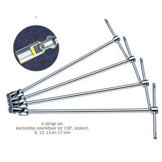 Stahlwille - Cardansleutelset, 4-delig
