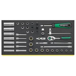 Stahlwille - 1/4" Doppenset QR, 44-delig